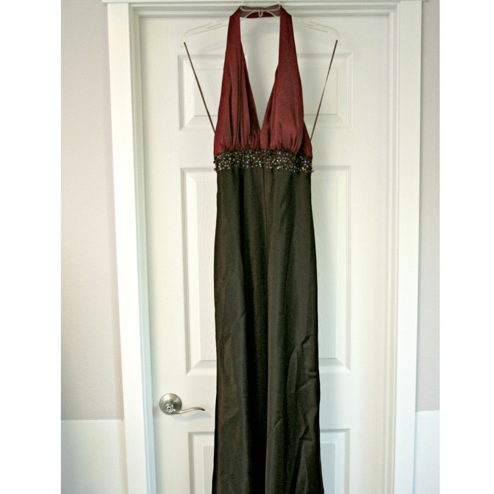 JS Boutique Halter Gown size 14 EUC